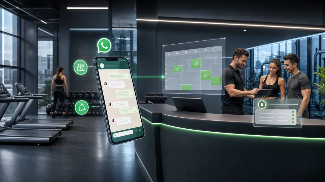 Agende clientes no WhatsApp: Passo a passo gym