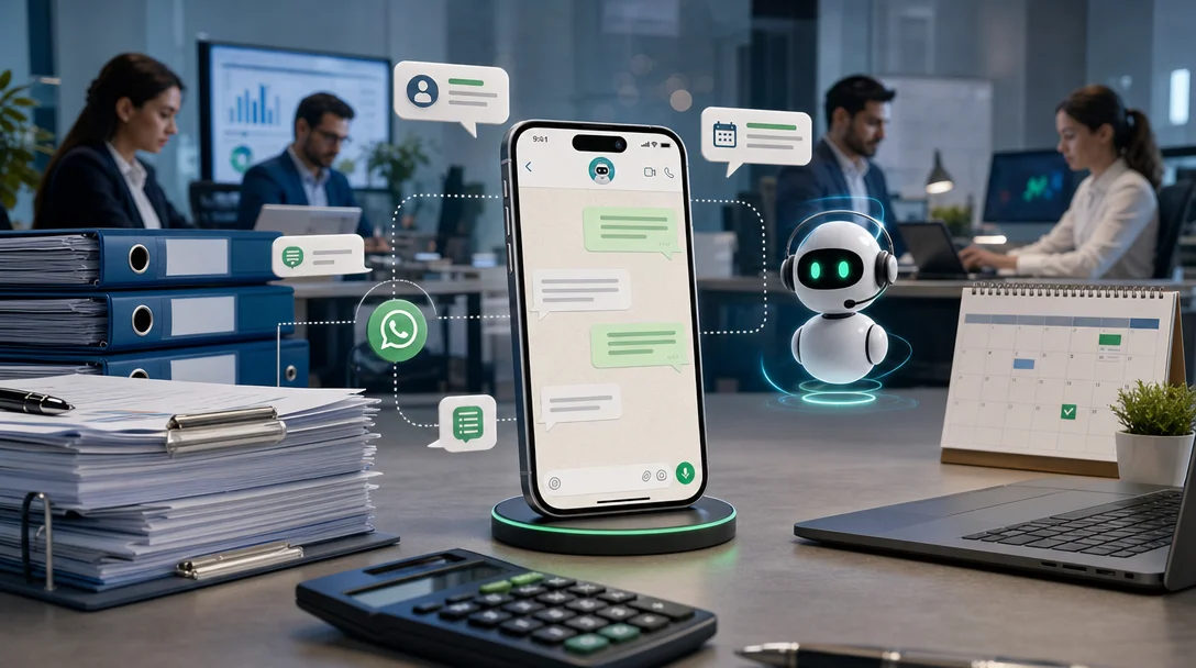 Automatize WhatsApp da contabilidade sem técnicos