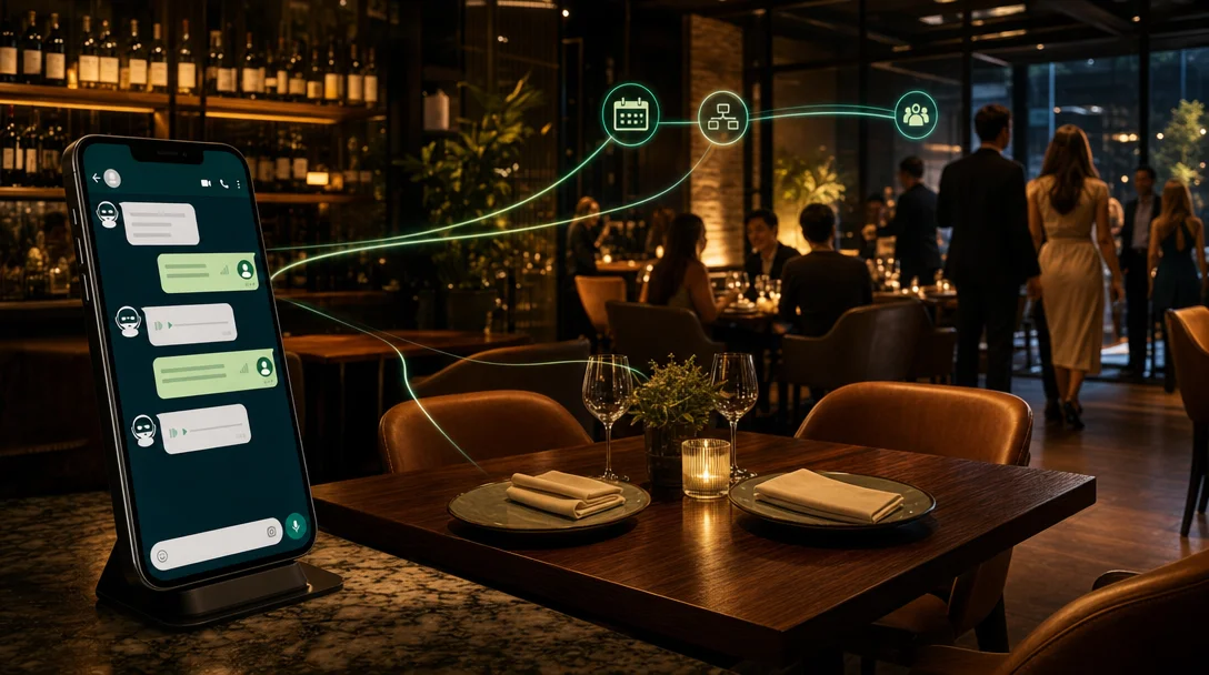 Chatbot restaurante: zero mesa vazia WhatsApp