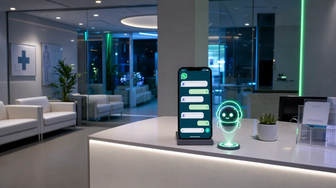 Chatbot WhatsApp para clínicas: atenda 24h