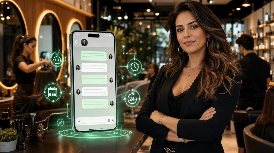 Chatbot WhatsApp para salões: guia prático 2026