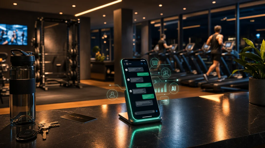 IA assistente gym: matrículas sem esforço