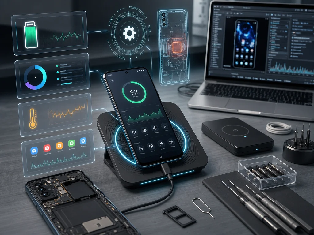 Android phone maintenance workflow with battery, storage, and performance checks for longer device lifespan